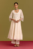Ivory Silk Chanderi Anarkali set