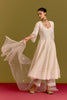 Ivory Silk Chanderi Anarkali set