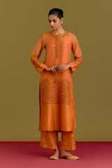 Orange kurta set