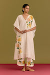 Ivory handpaint kaftan set