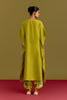 Green handpaint kaftan set