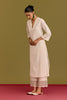 Ivory woven kurta set