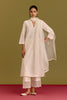 Ivory woven kurta set