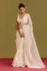 Ivory Embroidered Saree Set