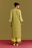 Lime Green hand block print kurta set