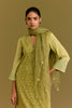 Lime Green hand block print kurta set