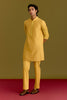 Mustard Embroidered Kurta Set