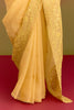 Yellow Embroidered Saree Set