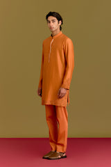 Orange Kurta Set