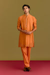 Orange Kurta Set