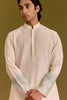 Ivory/Blue Embroidered Kurta set