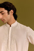 Ivory/Pink Embroidered Kurta set