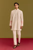 Ivory/Pink Embroidered Kurta set