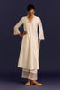 Ivory Chinniya Silk Embroidered Kurta Set