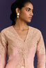 Pink Organza Modal Satin Embroidered Sharara Set