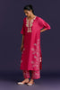Fuchsia Dori Embroidered Kurta Set