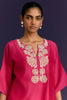 Fuchsia Dori Embroidered Kurta Set