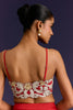 Black Embroidered Pre-Draped Saree Set