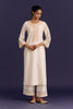 Ivory Silk Chanderi Embroidered Kurta Set