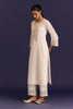 Ivory Silk Chanderi Embroidered Kurta Set