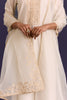 Ivory Silk Chanderi Embroidered Kurta Set