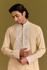 Beige Embroidered Kurta Set