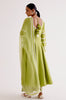 Green Chanderi Anarkali Set