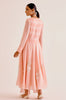Blush Pink Embroidered Chanderi Anarkali Set