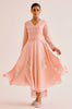 Blush Pink Embroidered Chanderi Anarkali Set