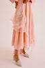 Blush Pink Embroidered Chanderi Anarkali Set