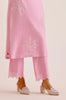 Alia Bhatt in Pink Silk Chanderi Dori Embroidered Kurta Set