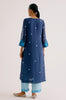 Navy Blue Kota Dori Embroidered Kurta Set