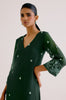 Emerald Green Kota Dori Embroidered Kurta Set
