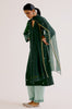 Emerald Green Kota Dori Embroidered Kurta Set
