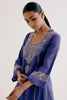 Blue Dori Embroidered Dhoti Set