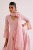 Blush Pink Silk Chanderi Dori Embroidered Anarkali Set