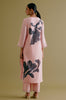 Blush Pink Hand-Painted Chanderi Kurta Set