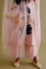 Blush Pink Hand-Painted Chanderi Kurta Set