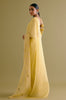 Yellow Embroidered Organza Saree