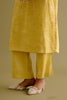 Yellow Silk Chanderi Dori Embroidered Kurta Set (RTS)