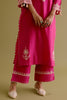 Fuchsia Pink Dori Embroidered Kurta Set