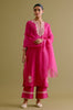 Fuchsia Pink Dori Embroidered Kurta Set
