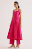 Fuchsia Pink Cotton Silk Anarakali Set
