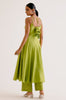 Green Cotton Silk Anarakali Set