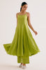 Green Cotton Silk Anarakali Set