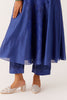 Royal Blue Silk Chanderi Dori Embroidered Anarkali Set