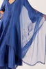 Royal Blue Silk Chanderi Dori Embroidered Anarkali Set