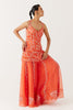 Rasha Thadani in Orange Dori Embroidered Sharara Set