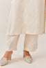 Ivory Satin Dori Embroidered Kurta Set