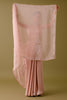 Onion Pink Sequined Organza Saree